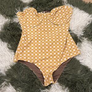 Acacia Brady one piece MED NWT in Marigold